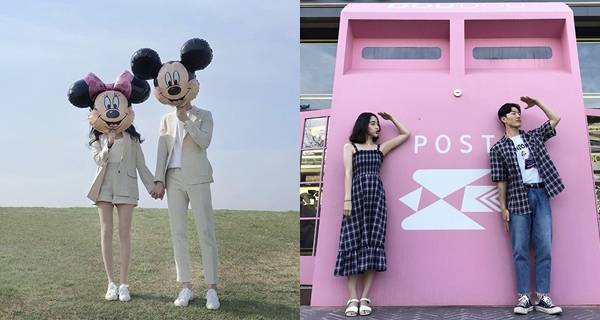 看完好想談戀愛❤３對韓國情侶穿搭充滿了粉紅泡泡！