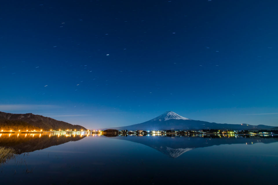富士山旅遊泡溫泉－欣賞〝逆富士〞美景