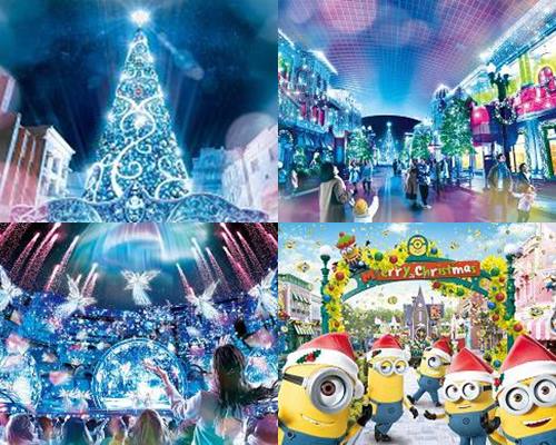 日本環球今年推出「水晶聖誕節」！聖誕樹、街燈和小小兵通通變身「水晶聖誕版」 13